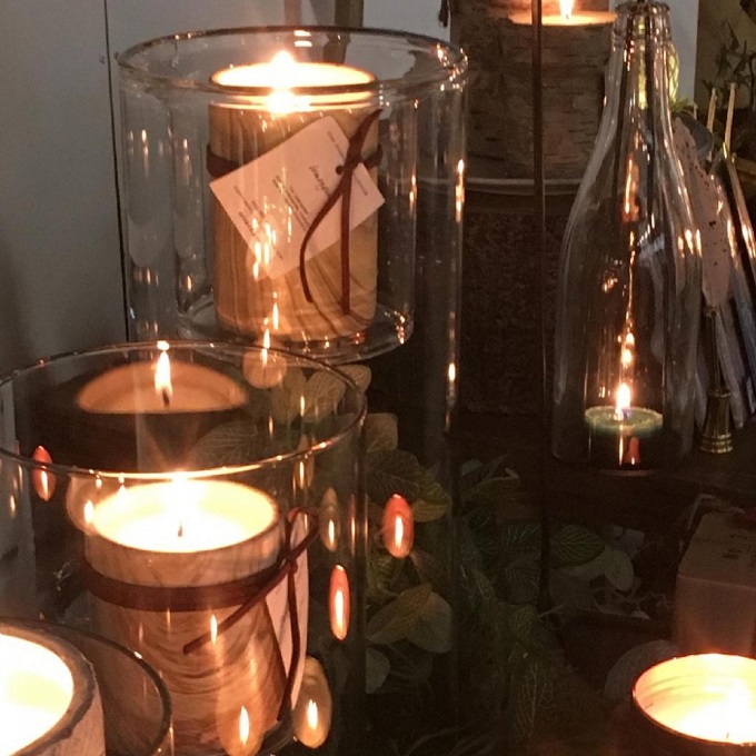 SPICE ブリキ缶入り ピラーアロマキャンドル