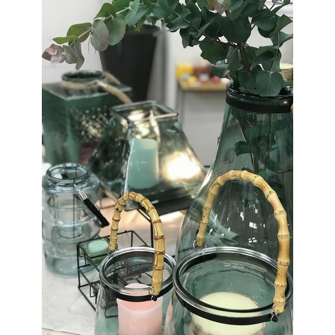 SPICE enrich バンブーハンドルジャギッドガラスベース