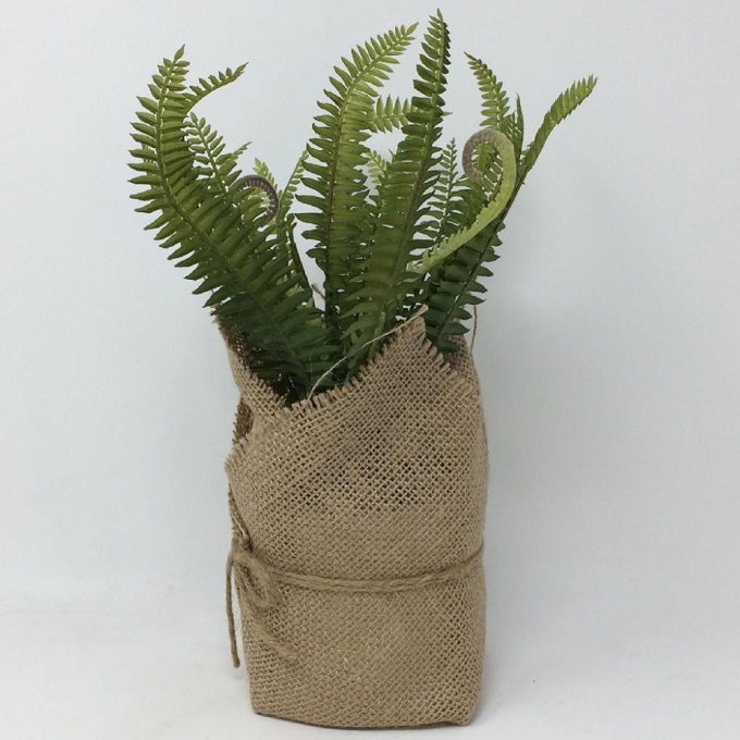 SPICE ジュートポット入りフェイクグリーン