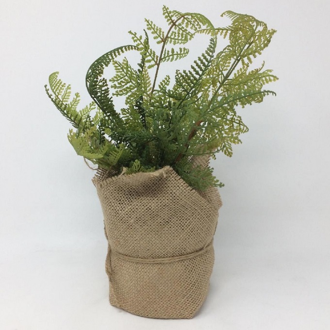 SPICE ジュートポット入りフェイクグリーン