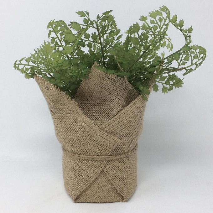 SPICE ジュートポット入りフェイクグリーン