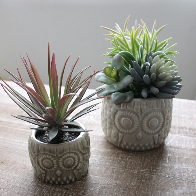 SPICE フェイクグリーンアレンジ スクエア