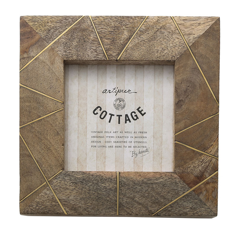 “ウッド×ブラスフォトスタンド”