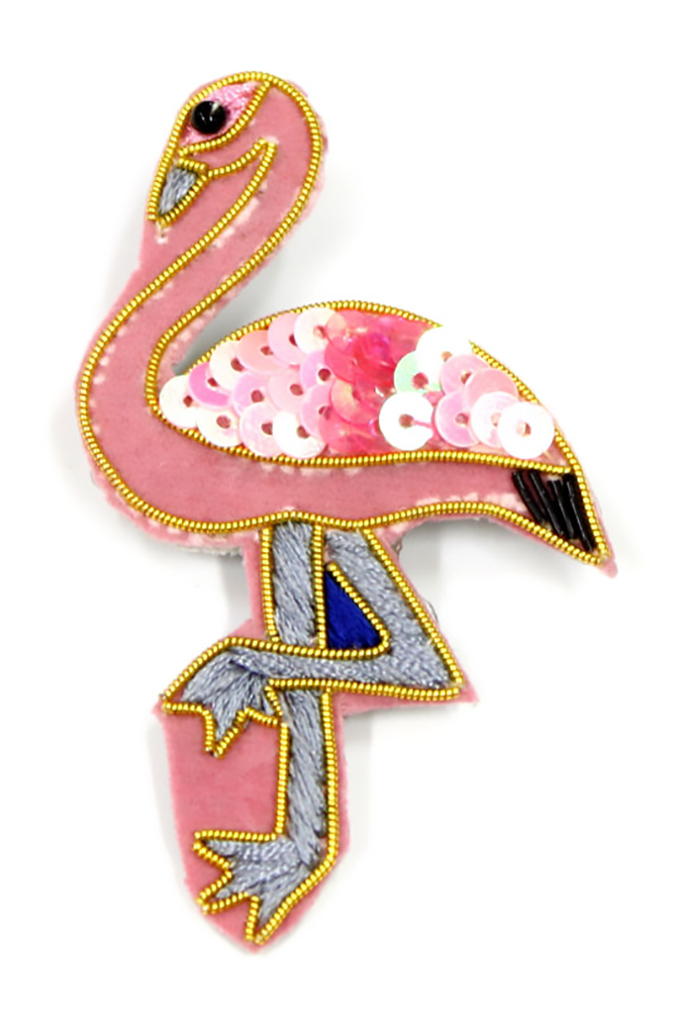 “刺繍ブローチ”