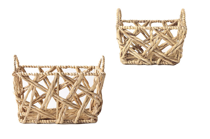 “持ち手つきバスケットセット”