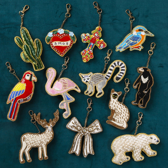 “刺繍キーホルダー”