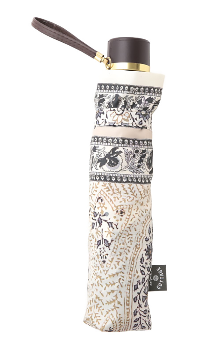 “インド更紗柄折り畳み傘”