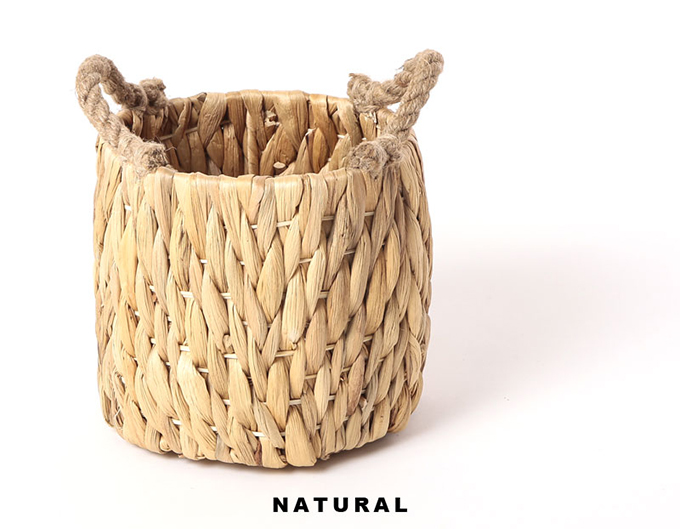 “持ち手つきバスケット”