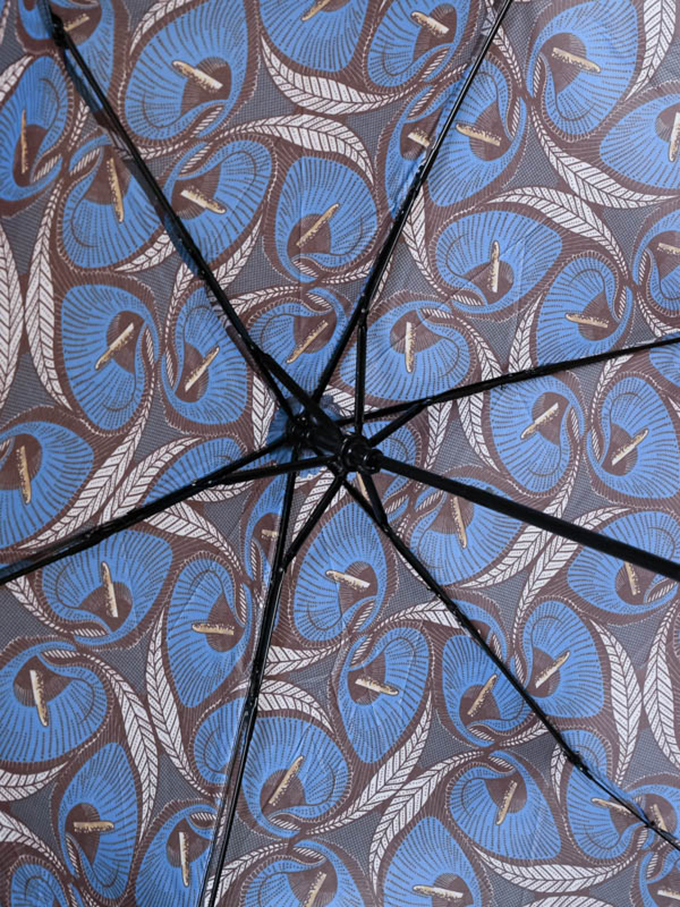 “アフリカンプリント柄折り畳み傘”