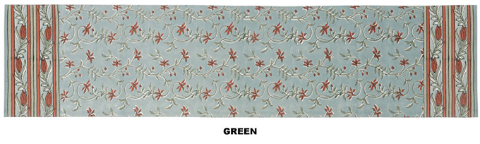 “フラワープリントテーブルランナー”