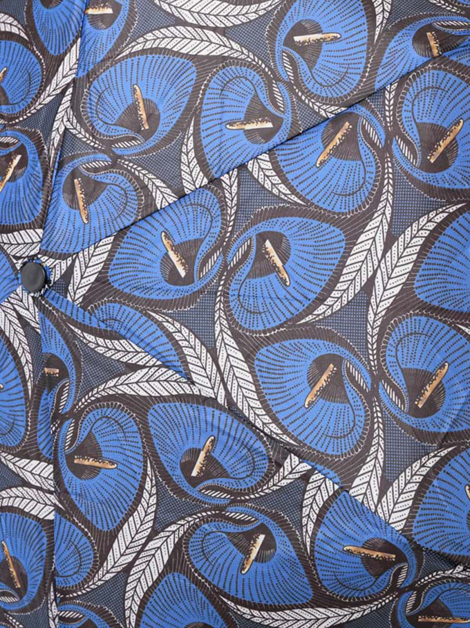 “アフリカンプリント柄折り畳み傘”